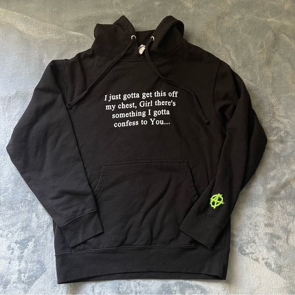 Lil Tracy black bunny tour hoodie men’s small - Picture 3 of 5